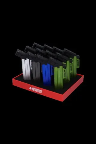 Newport Zero Side Torch Lighters Assorted Long – 12 pk