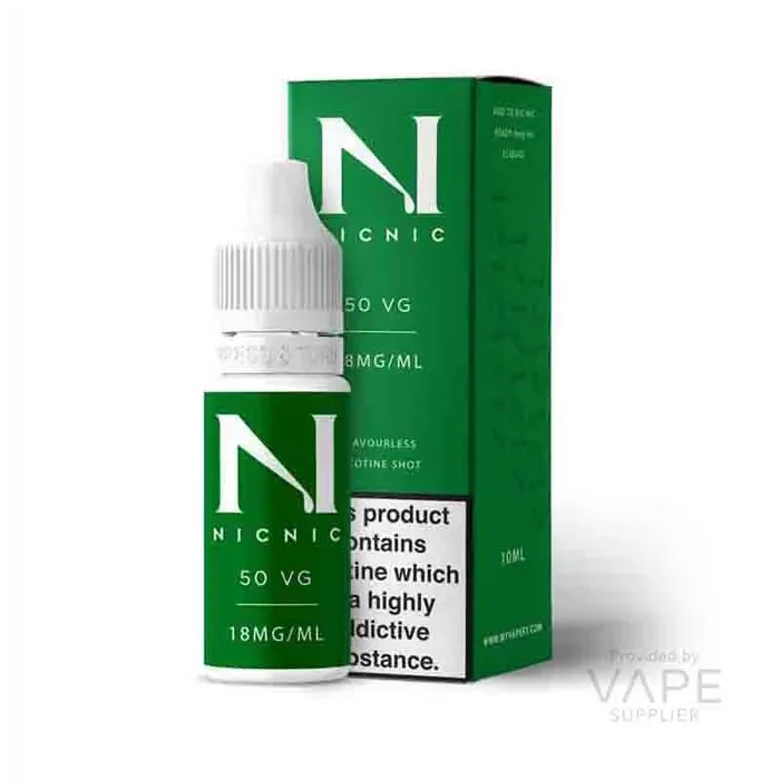 Nic Nic – 50% VG Shot – 10ml Nicotine Shot