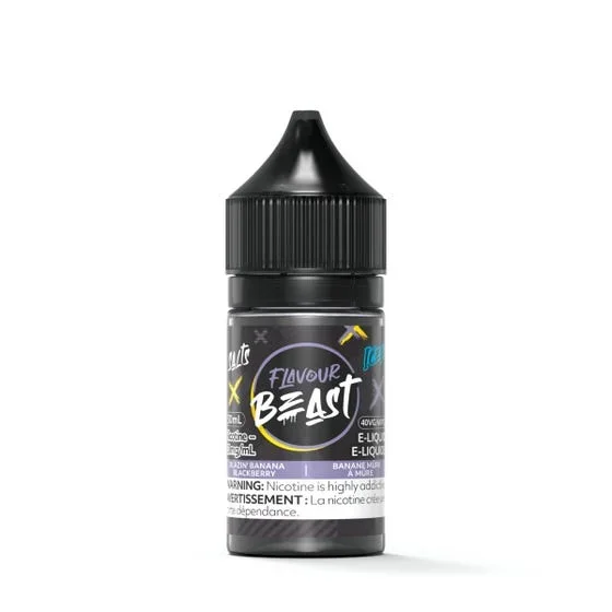 [Nic Salt] Flavour Beast – Iced Blazin’ Banana Blackberry 30mL