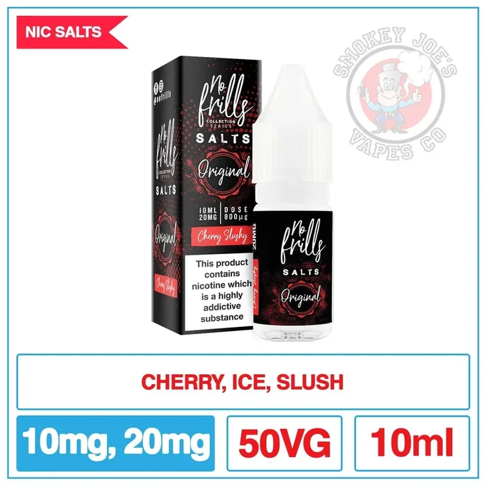 No Frills Salts – Original – Cherry Slushy E-Liquid