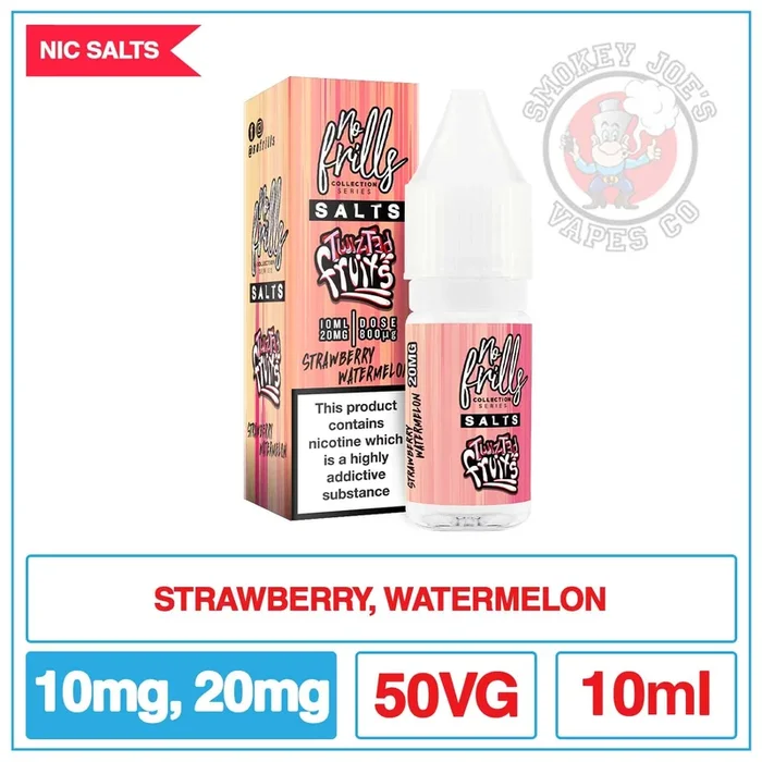 No Frills Salts – Twisted Fruits – Watermelon Strawberry