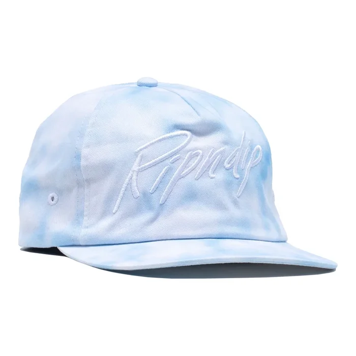 Not Today Strapback Cap (Light Blue Tie-Dye)
