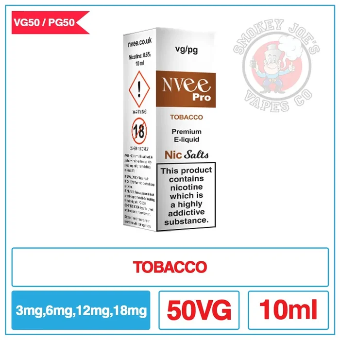 Nvee – Nic Salts – Tobacco