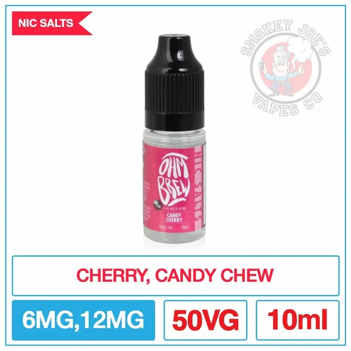 Ohm Brew – Candy Cherry – Nic Salts