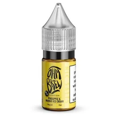 Ohm Brew Pineapple & Mango Ice Cream Nic Salt 12mg