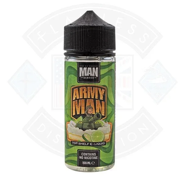 One Hit Wonder Man Series Army Man 0mg 100ml Shortfill