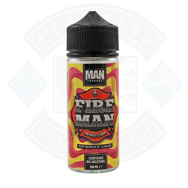 One Hit Wonder Man Series Fire Man 100ml Shortfill 0mg
