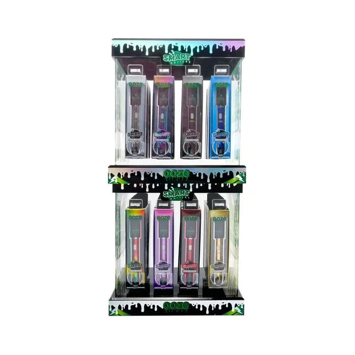 OOZE Smart 510 Thread Battery Display – Assorted Colors – (48 Count Display)