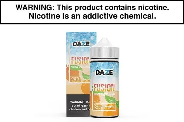 ORANGE CREAM MANGO ICED BY 7 DAZE FUSION 100ML