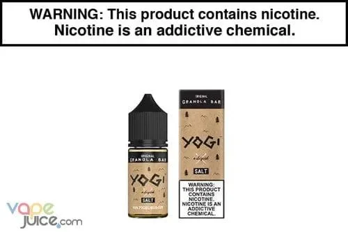 ORIGINAL GRANOLA BAR BY YOGI E LIQUID SALT 30ML