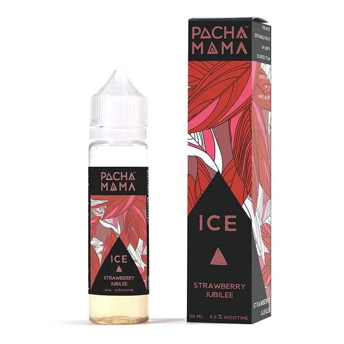 Pachamama Ice Strawberry Jubilee 50ml Short Fill E-Liquid Vape Juice