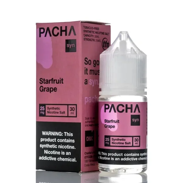 Pachamama Syn Salts – Starfruit Grape – 30ml