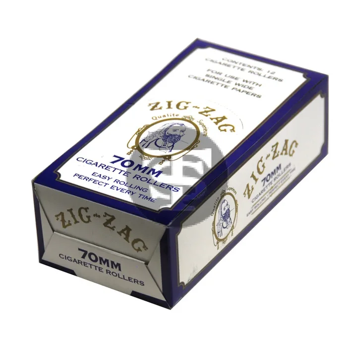 Pack of 12 Zig Zag 70 mm Rolling Machines