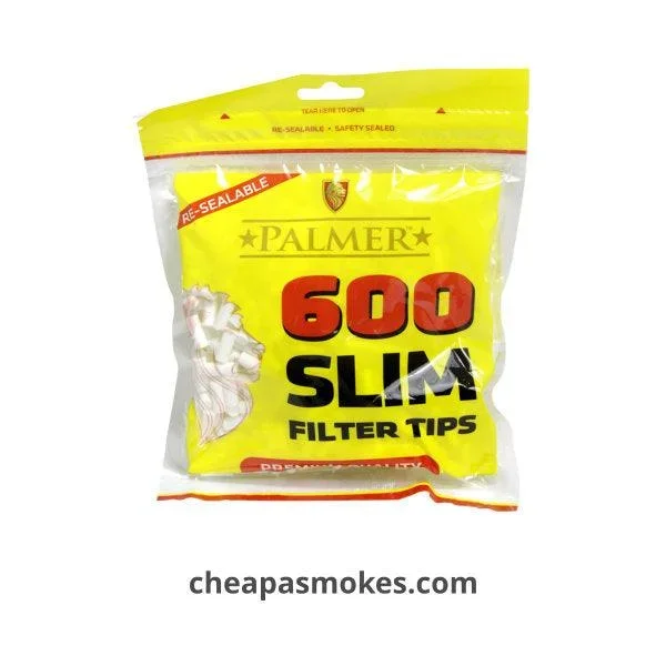 Palmer Slim Filter Tips 600’s Bag