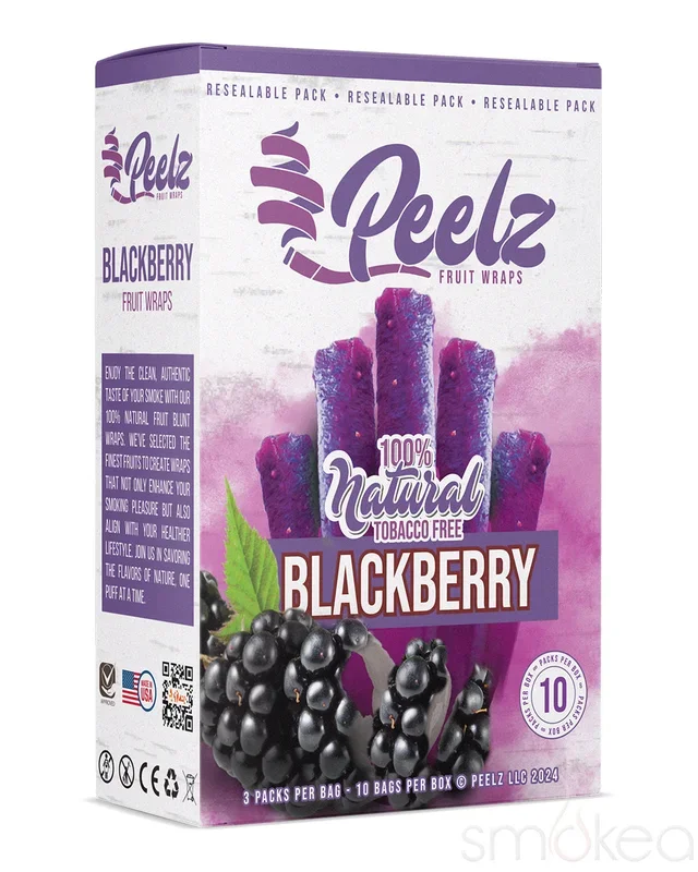 Peelz Fruit Blunt Wraps – Blackberry (3-Pack)