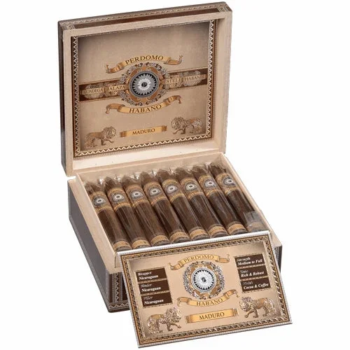 Perdomo Habano Bourbon Barrel Aged Maduro Torpedo (6.5 ” x 54)
