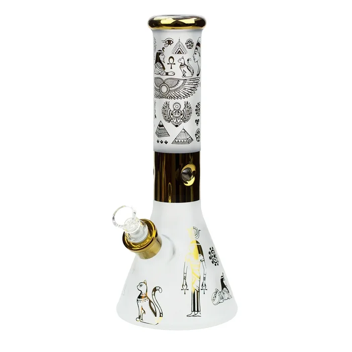 PHOENIX STAR 12.5″ Snadblast & Electroplated Glass Bong