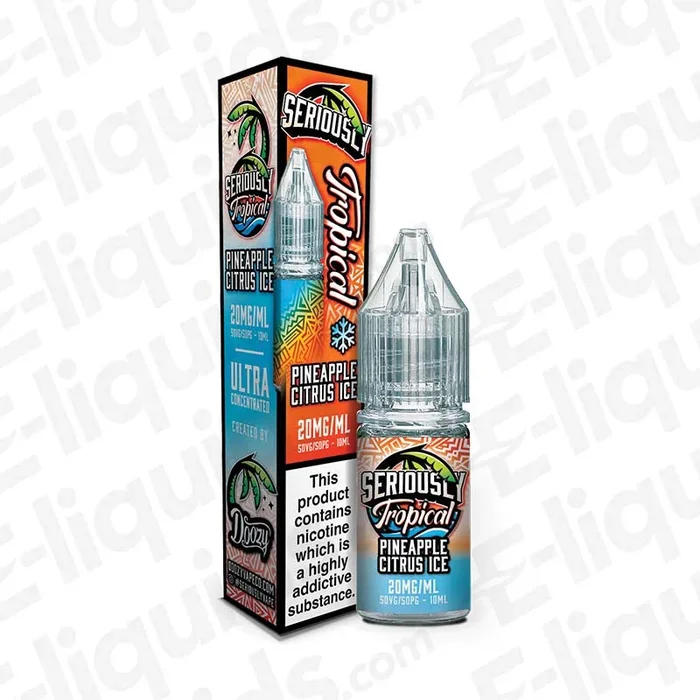 Pineapple Citrus Ice Seriously Tropical Nic Salt Vape Juice by Doozy Vape Co