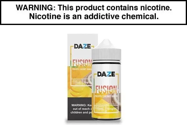 PINEAPPLE COCONUT BANANA BY 7 DAZE FUSION 100ML