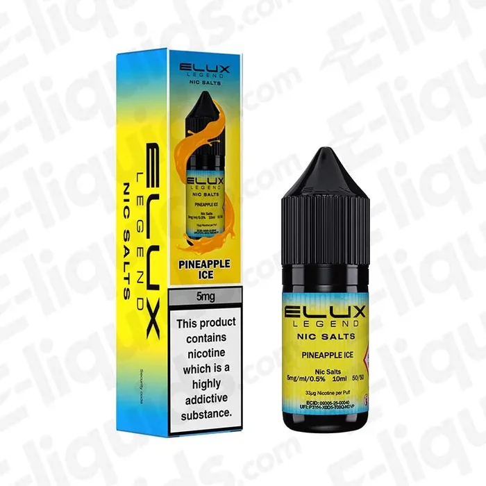 Pineapple Ice Nic Salt Vape Juice by Elux Legend