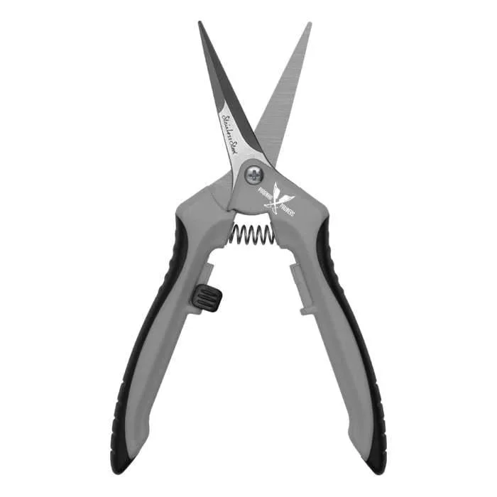 Piranha Pruner Trimming Scissors – Straight Stainless Blade – (1 Count)