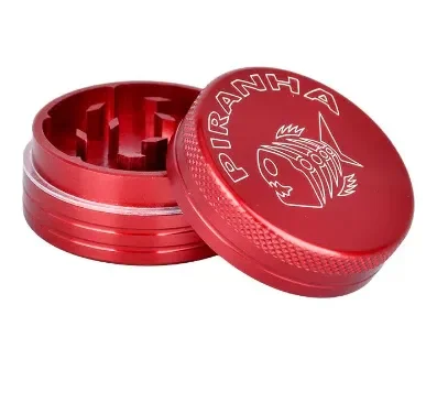 Piranha RETRO Aluminum Grinder | 2pc | 1.5″