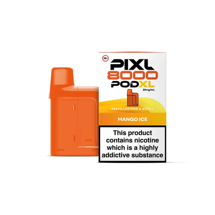 Pixl 8000 Mango Ice Refill Pods