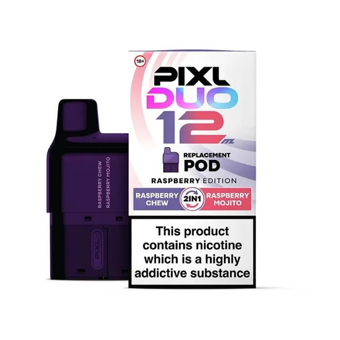 Pixl Duo Raspberry Edition Prefilled Pod + Refill – Case of 5