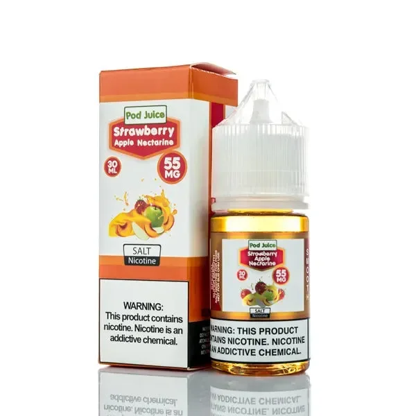 Pod Juice Smooth Salt – Strawberry Apple Nectarine – 30ml