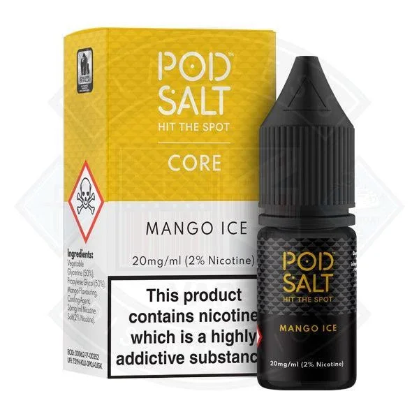Pod Salt Mango Ice Nic Salt 20mg 10ml E-Liquid