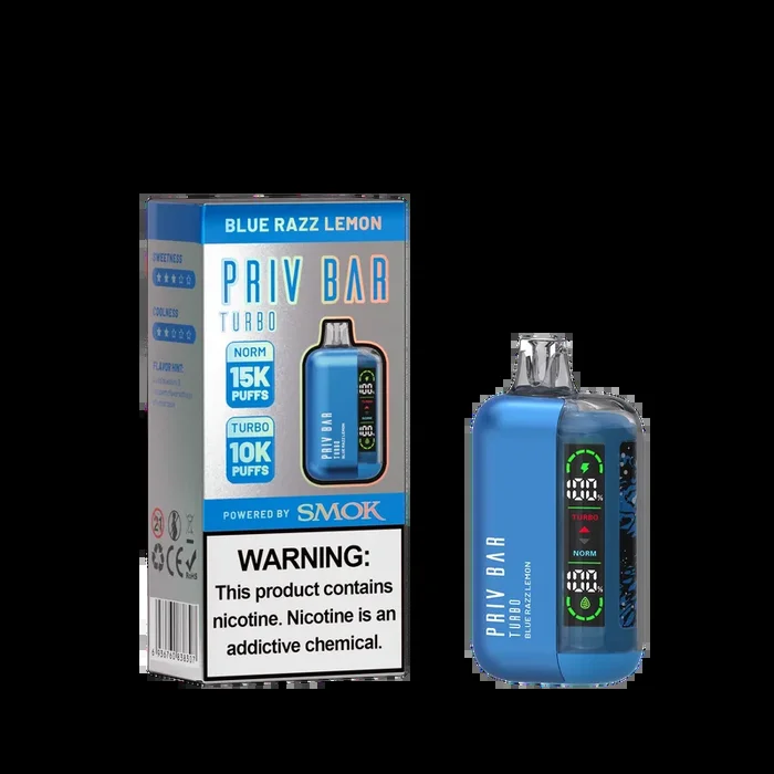 Priv Bar 15K Turbo – Blue Razz Lemon