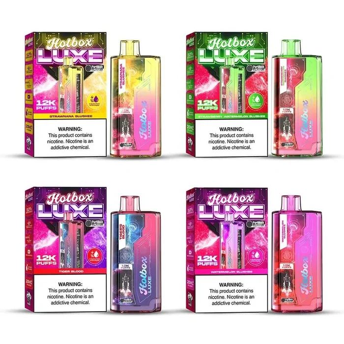 Puff HotBox Luxe Disposable 12000 Puffs 20mL 50mg | MOQ 5