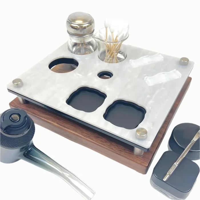 Puffco Proxy Pipe Holder Dab Tray and Cleaning Station