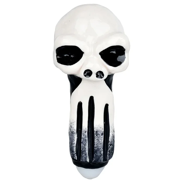 Punisher Skull Glass Hand Pipe