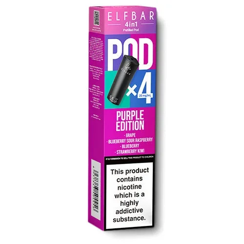 Purple Edition 4in1 Pods by Elf Bar