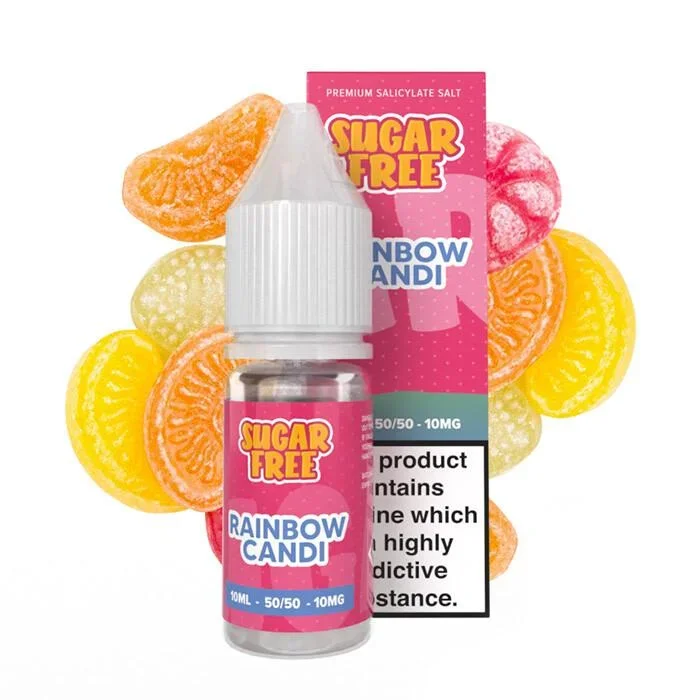 Rainbow Candi Nicotine Salt E-Liquid – 10ml Sugar-Free Vape Juice