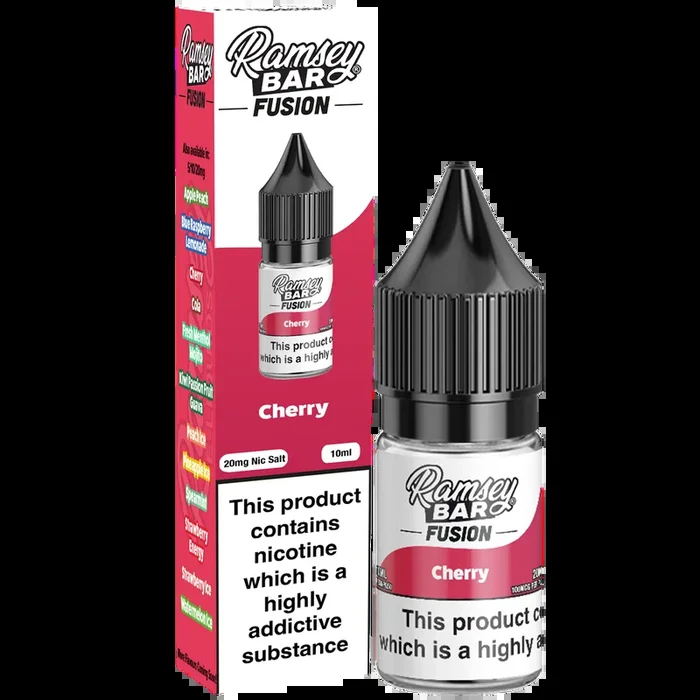 Ramsey Bar Fusion V2 Cherry 10ml Nic Salt