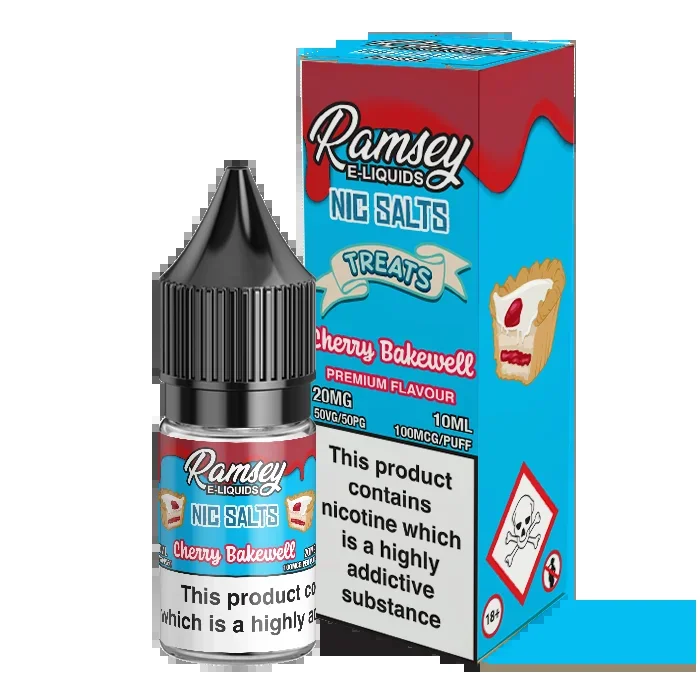 Ramsey E-Liquids Cherry Bakewell 10ml Nic Salt