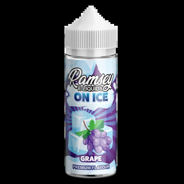 Ramsey E-Liquids On Ice: Grape 0mg 100ml Short Fill E-Liquid