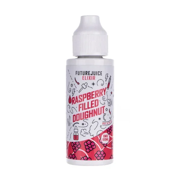 Raspberry Filled Doughnut 100ml Shortfill E-Liquid by Future Juice Elixirs