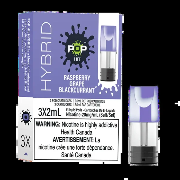 RASPBERRY GRAPE BLACKCURRANT – POP HIT HYBRID PODS
