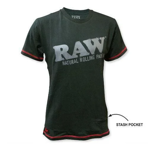 RAW Authentic Core Black T-Shirt – Various Sizes – (1 Count or 3 Count)