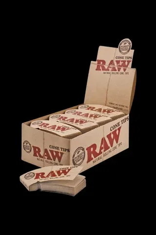 Raw Cone Tips – Bulk 24 Pack