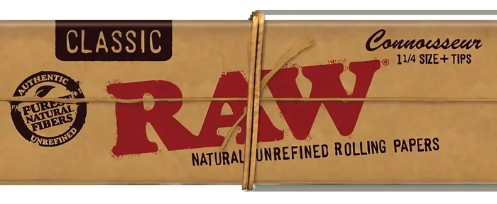 Raw Connoisseur 1 1/4″ Rolling Papers