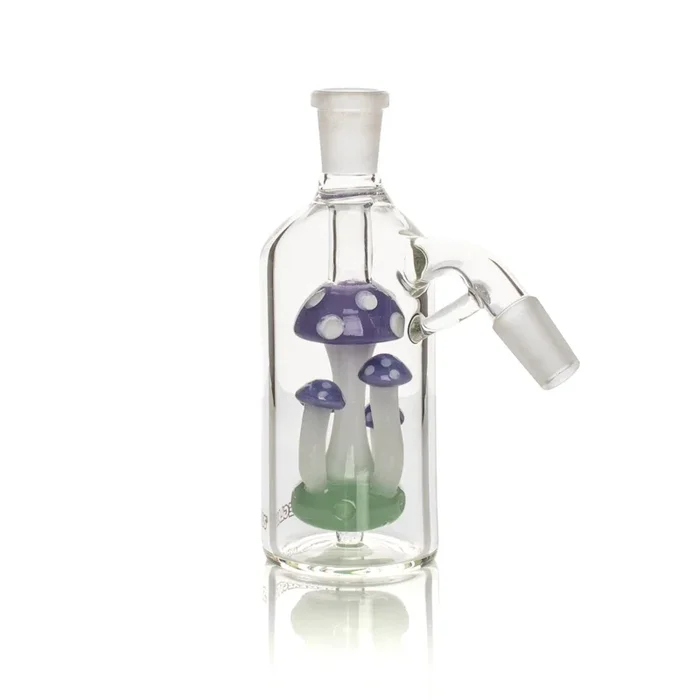 Red Eye Glass 14mm Amanita Ash Catcher – 45 Degree