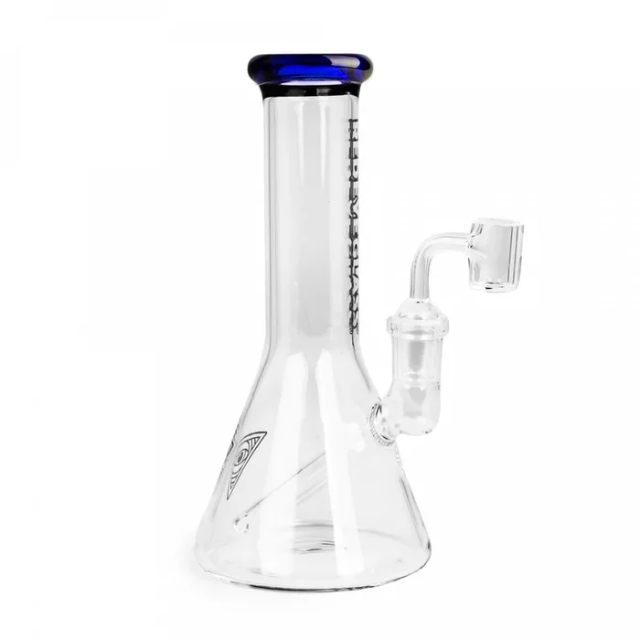 Red Eye Glass – 8 ” Tall Concentrate Beaker with Quartz Banger