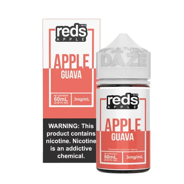 Reds Apple Free Base Nicotine – Apple Guava | 60mL