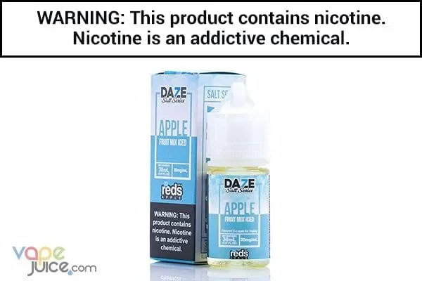 REDS FRUIT MIX ICED BY 7 DAZE SYNTHETIC SALT 30ML