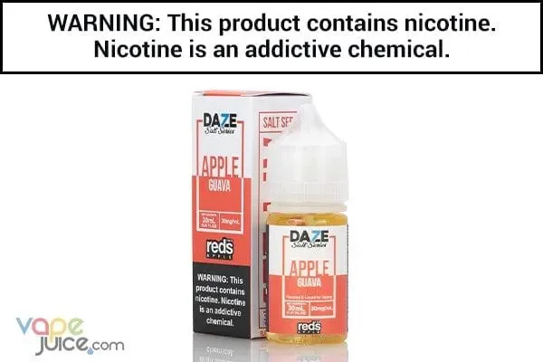 REDS GUAVA APPLE BY 7 DAZE SYNTHETIC SALT 30ML
