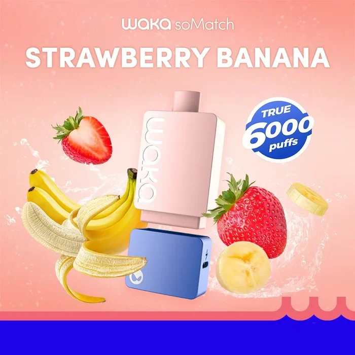 Relx Waka Disposable Strawberry Banana 3%